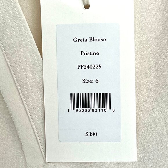ULLA JOHNSON Greta Blouse NWT Size 6!  Your forever piece! - Picture 8 of 8